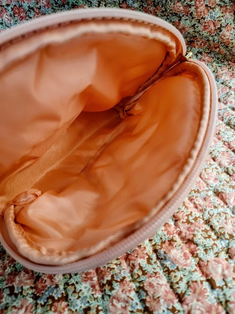 Nubily Pink Quilted Makeup Bag